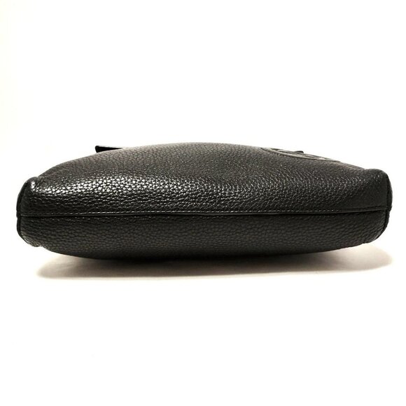 Auth GUCCI Interlocking G 322059 Black Leather - Shoulder Bag - Picture 6 of 11